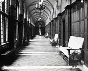 Cook hallway, courtesy of U-M's Bentley Historical Library.