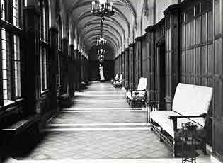 Cook hallway, courtesy of U-M's Bentley Historical Library.