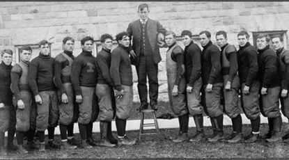 Yost with team, 1905