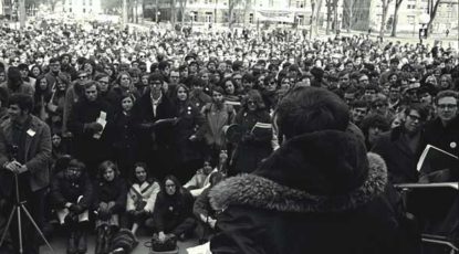 A 1970 teach-in for the environment.