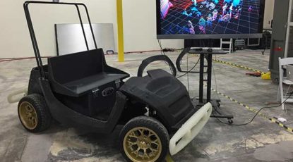 Automated smart cart. Credit: Local Motors