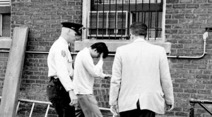 U-M student David Lim taken into police custody, 1959