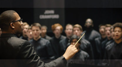 Men's Glee Club conductor