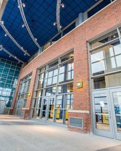 Crisler Center exterior, 2012.