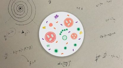 Cells and equations, courtesy of Michigan Medicine, 2017