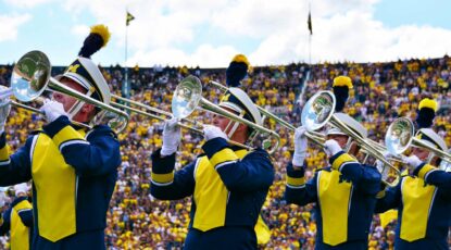 Photo credit: UofM marching band