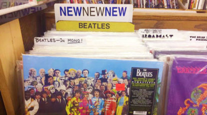 Beatles, record store