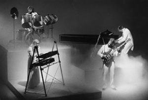 Davis on drums in the original Mannheim Steamroller.