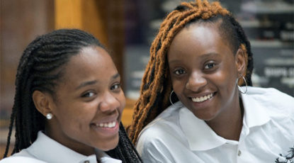 Young women in the Growing Detroit Youth's Program.