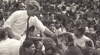 Robert F. Kennedy, Detroit, 1968. (Image credit: Andrew Sacks.)