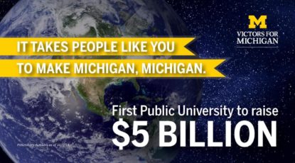 U-M raises $5 billion