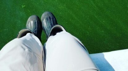 Algal bloom on Lake Erie.