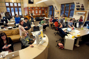 Michigan Daily newsroom today