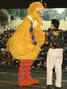 Big Bird and Bob McGrath