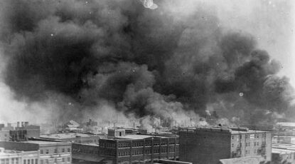 Burning of Greenwood neighborhood, Tulsa, Ok., 1921