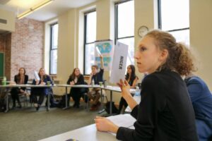 Students practice for UN Climate Meeting