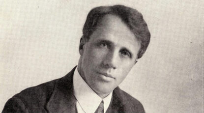 Robert Frost as a young man