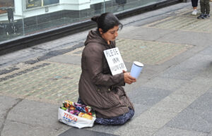 Street beggar