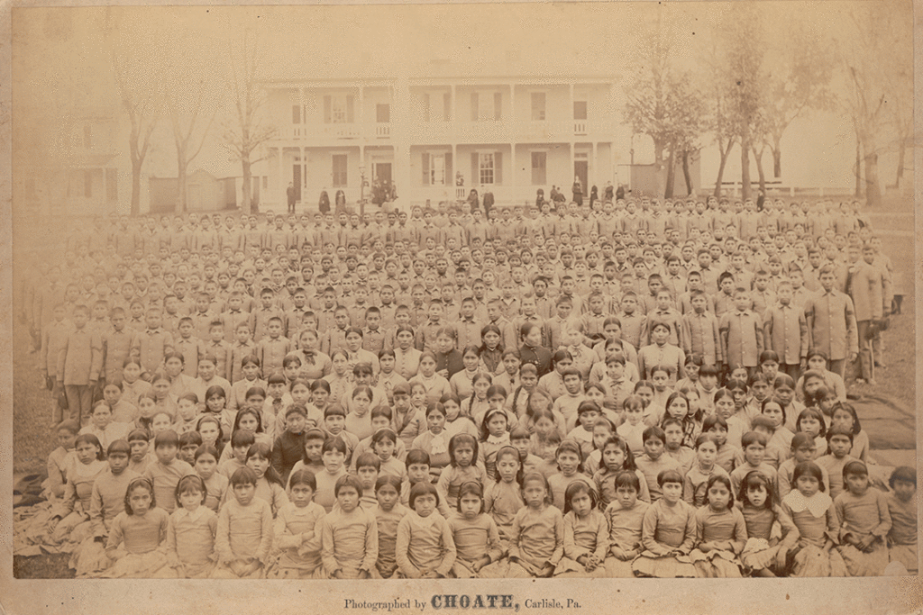 Native American school children