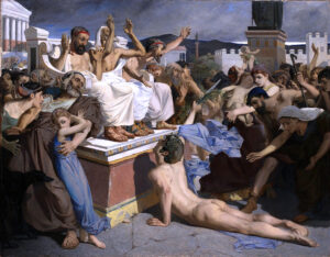 Painting of Pheidippides