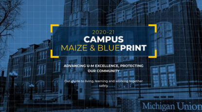 Maize and blueprint graphic