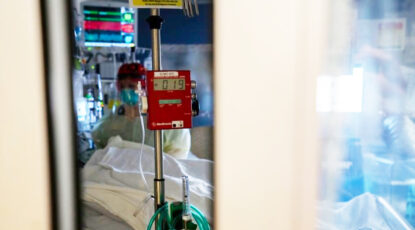 ICU bedside at UMHS