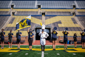 Band in the stadium