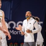 Juwan Howard gets animated against Iowa