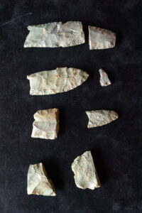 Clovis spear points