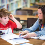 Child with cochlear implant