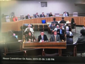 Holbrook testifies to end non-unanimous juries in Oregon, 2019.