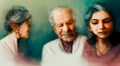 Sad people with dementia and the sad people who care for them