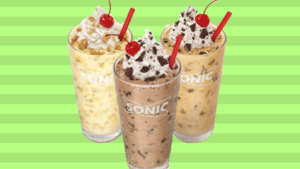 Sonic Oreo peanut butter shake