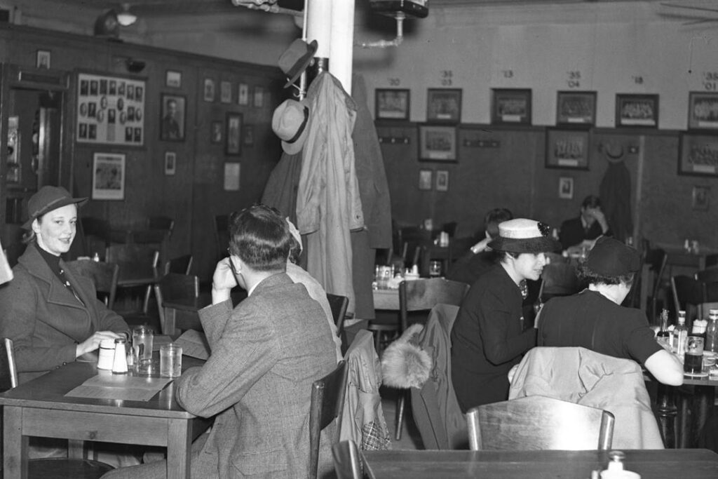 Alice Lloyd at the Pretzel Bell in the 1930s