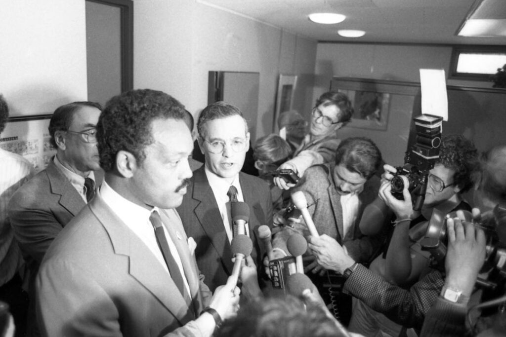 Shapiro with Jesse Jackson