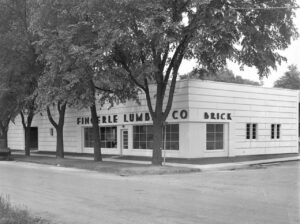 1936 Fingerle Lumber store at Fifth/John in Ann Arbor