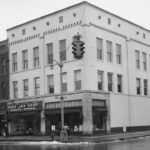 A shot of the intersection of LIberty and Main Street in Ann Arbor, 1951.