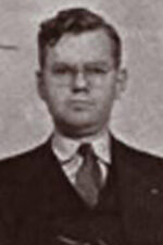 Grainy black & white image of Milton J. Thompson, an early proponent of U-M aeronautics.