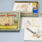 Vintage craft kit: Picture Sewing: Embroidery for Little Hands. Springfield: Milton Bradley Co. Circa 1900.