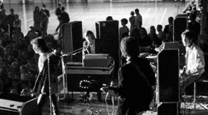 The Doors on stage at University of Michigan Intramural Building.
