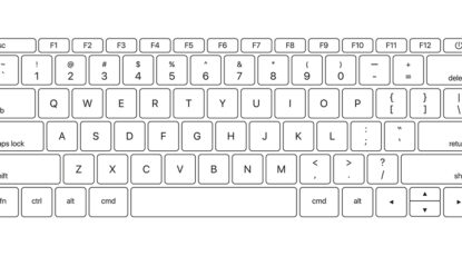 Graphic of a computer keyboard