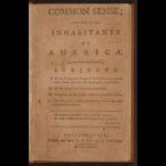 Title page of the anonymously published "Common Sense: Addressed to the Inhabitants of America," printed and sold in 1776 by R. Bell, Philadelphia.