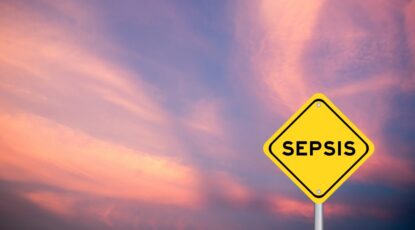 Yield sign reads: SEPSIS