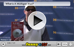 Brian Griese in video 'what is a michigan man'