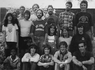 Birds class 1981, Francie Cuthbert top right. (Photo courtesy U-M Biological Station.)