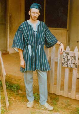 Brian Arbic in Ghana as a Peace Corps volunteer. (Photo courtesy Brian Arbic.)