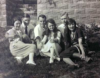 University of Michigan students in the 1920s. 'You are no longer a high school boy or girl,' wrote President Burton in a book by and for U-M freshmen. The advice, full of strict admonitions, revealed a world where the old social order was changing fast. (Image courtesy U-M Bentley Historical Library.)