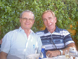 Rowell Huesmann and Simha Landau in Israel. (Image courtesy of the researchers.)