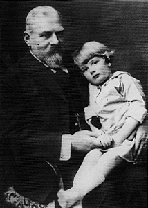 Wallenberg and his grandfather. (Image courtesy of the Wallenberg family.)