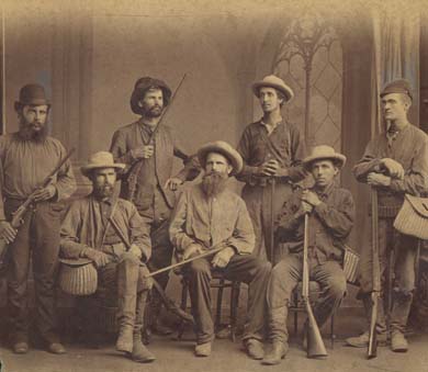 Joseph Beal Steere and his team of explorers. (Image courtesy of U-M's Bentley Historical Library.)